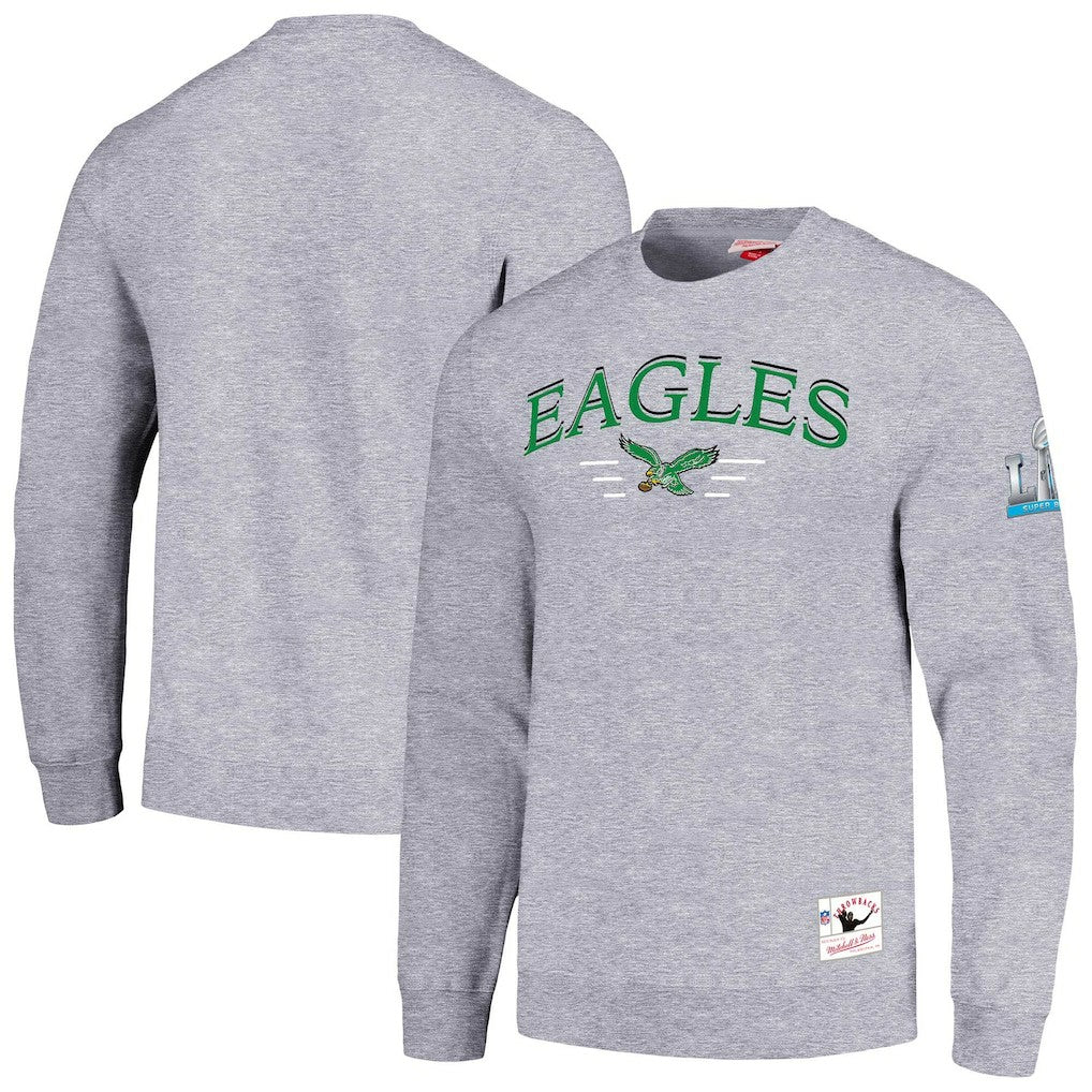 Philadelphia Eagles Rings 2.0 Pullover Sweatshirt Gray