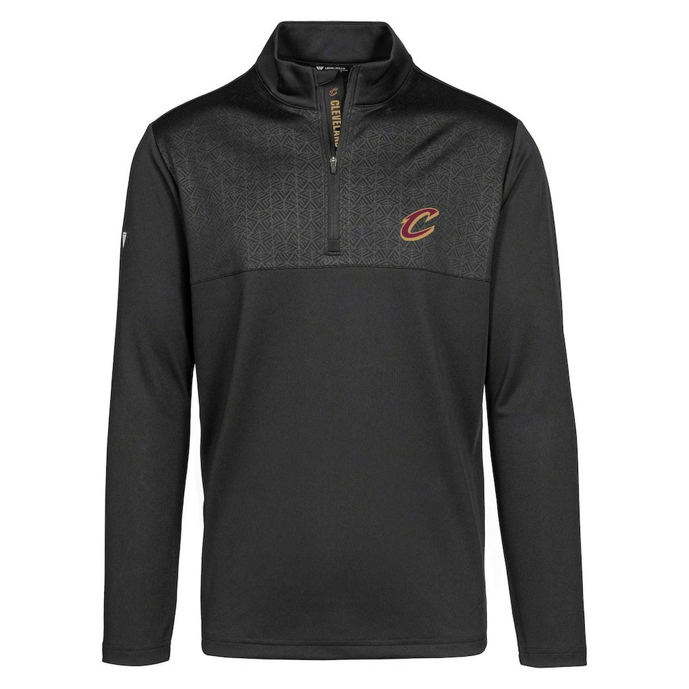Cleveland Cavaliers Levelwear Truth Insignia Core Quarter-Zip Pullover Top Black
