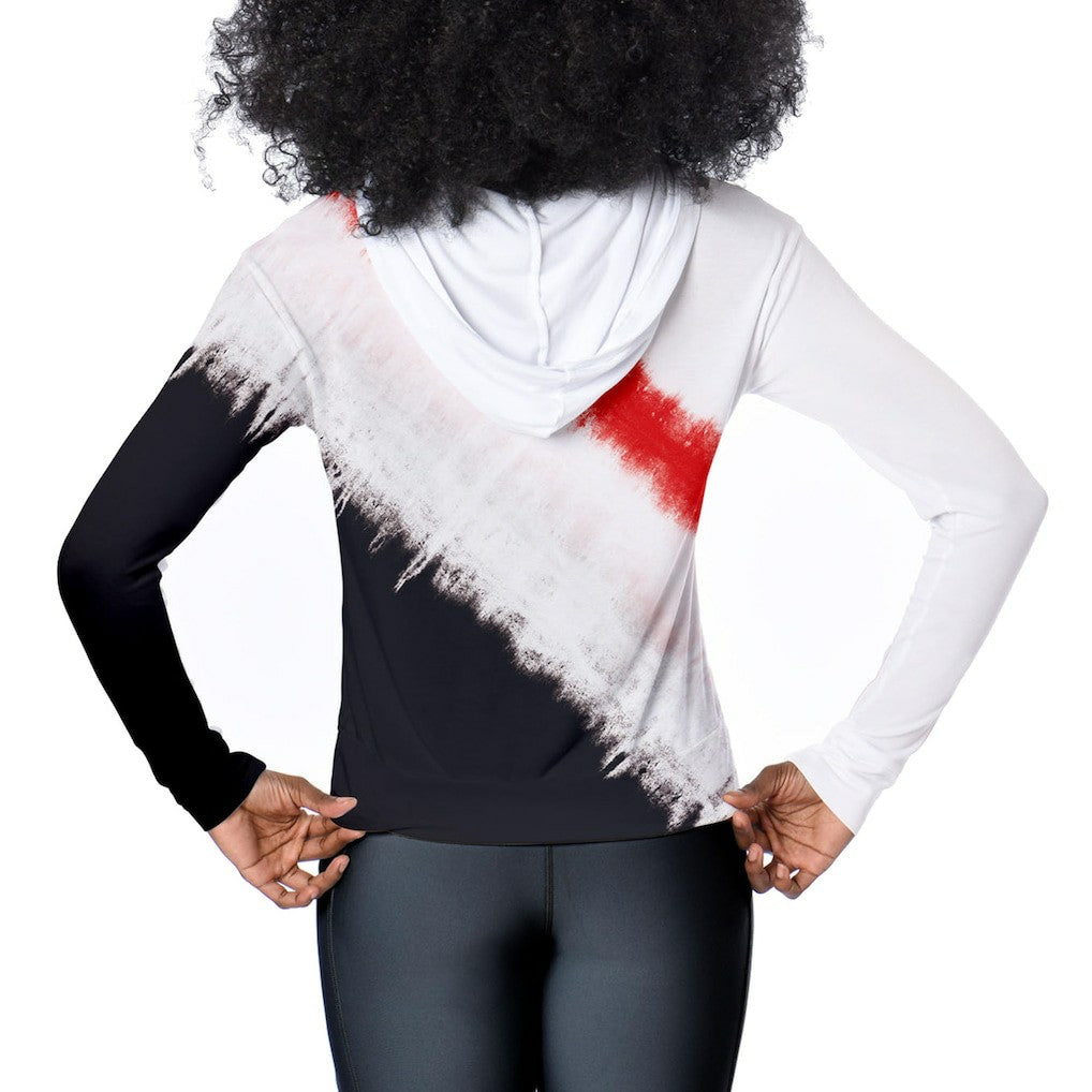 Kansas City Chiefs Certo Women's Rundown Lightweight Pullover Hoodie White