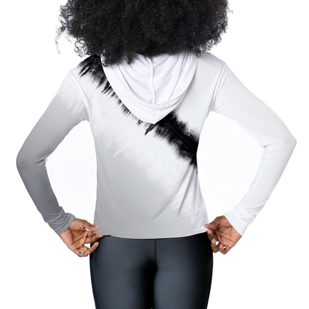 Las Vegas Raiders Certo Women's Rundown Lightweight Pullover Hoodie White