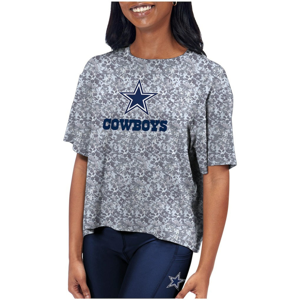 Dallas Cowboys Certo Women's Turnout T-Shirt Charcoal