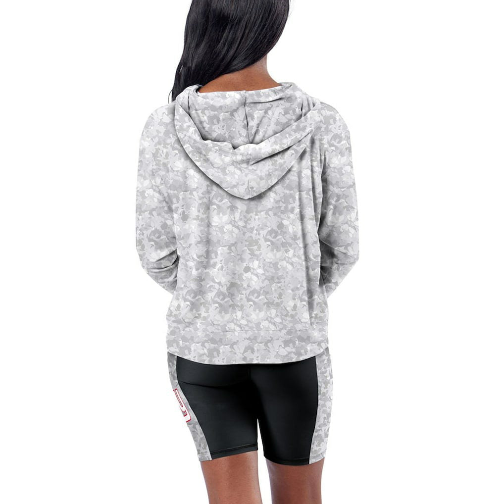 New York Giants Certo Women's Session Pullover Hoodie Gray