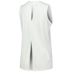 Milwaukee Bucks Levelwear Women's Paisley Peekaboo Tank Top White