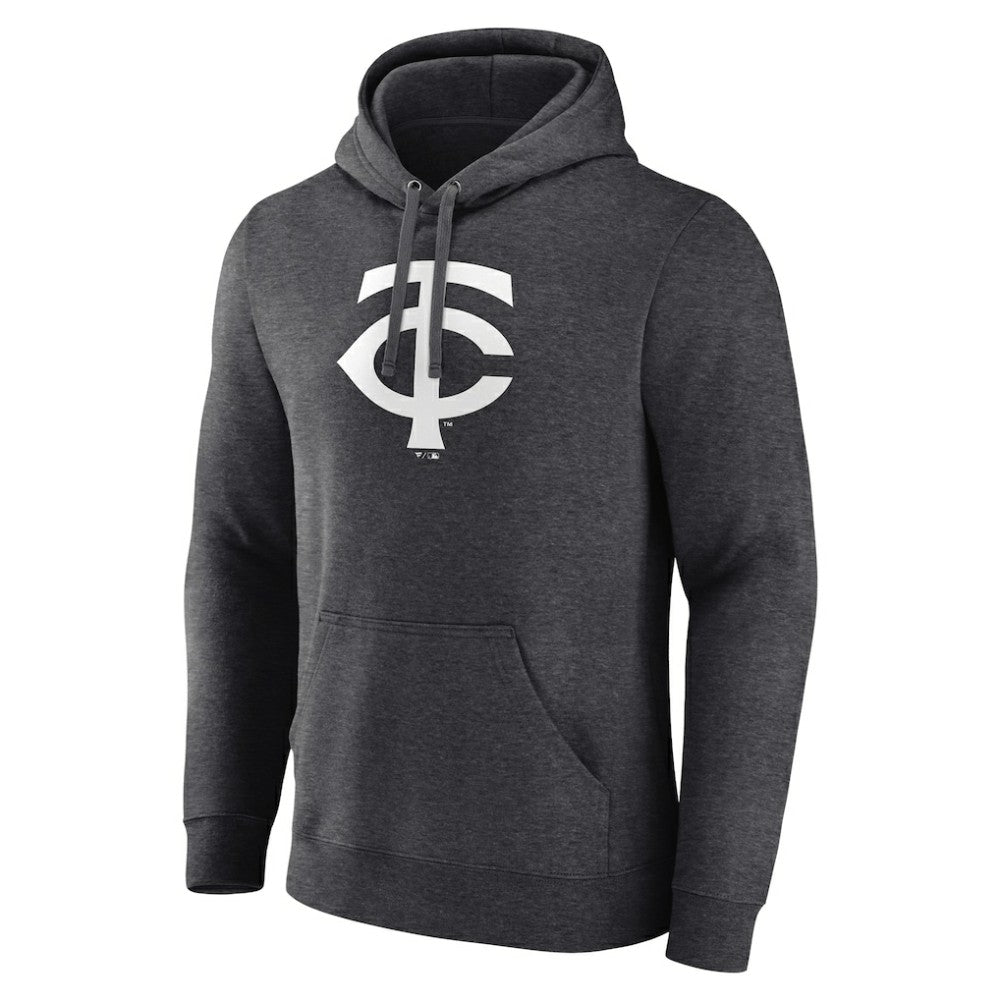 Minnesota Twins Personalized Monochrome Name & Number Pullover Hoodie - Charcoal Hoodies