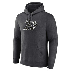 Athletics Personalized Monochrome Name & Number Pullover Hoodie - Charcoal Hoodies