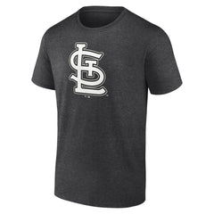 St. Louis Cardinals Personalized Monochrome Name & Number T-Shirt - Charcoal T-shirts