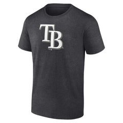 Tampa Bay Rays Personalized Monochrome Name & Number T-Shirt - Charcoal T-shirts