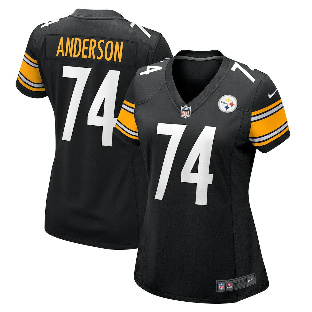 Spencer Anderson Pittsburgh Steelers Women's Game Jersey Black