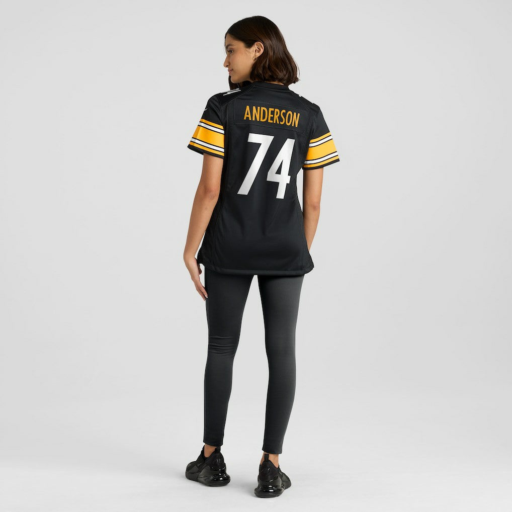 Spencer Anderson Pittsburgh Steelers Women's Game Jersey Black