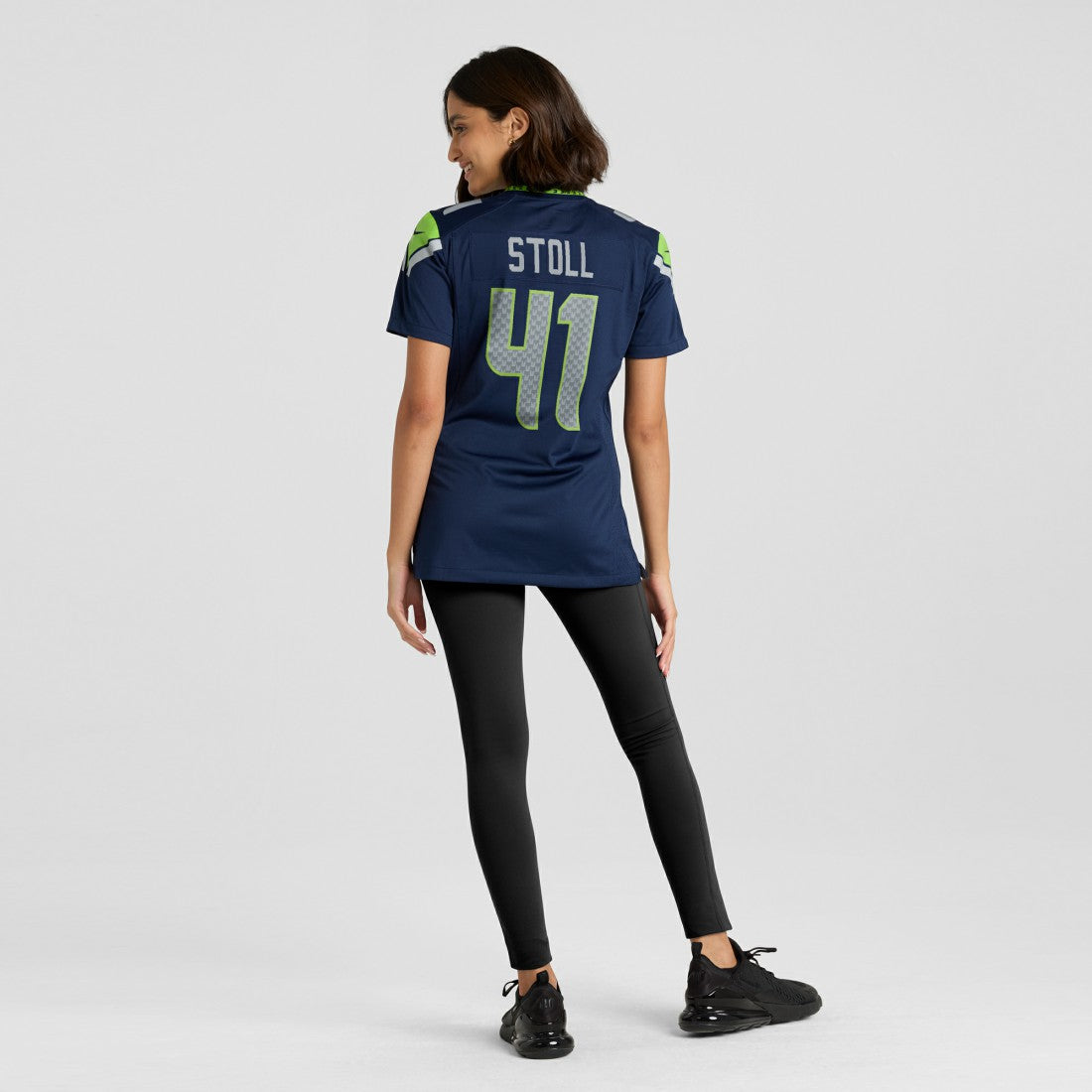 Chris Stoll Seattle Seahawks Women's Team Game Jersey College College Navy