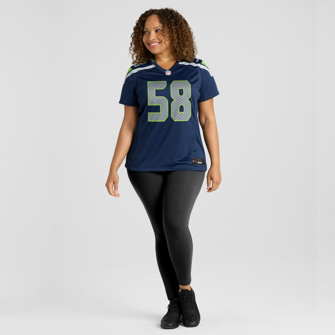 Derick Hall Seattle Seahawks Women's Team Game Jersey College College Navy