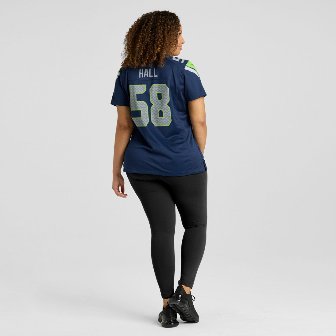 Derick Hall Seattle Seahawks Women's Team Game Jersey College College Navy