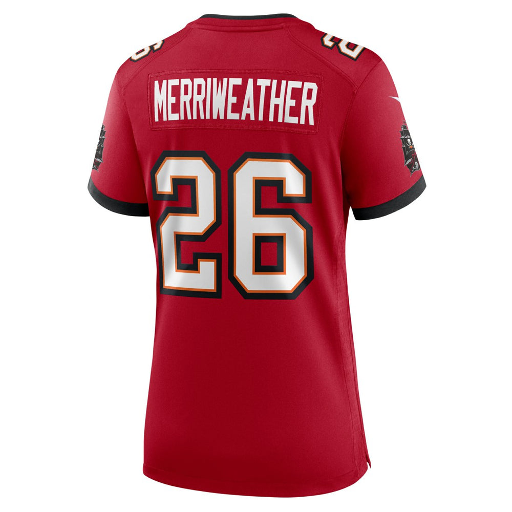 Kaevon Merriweather Tampa Bay Buccaneers Women's Game Jersey Red