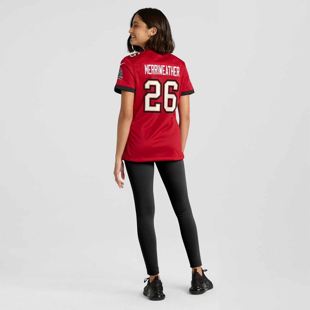 Kaevon Merriweather Tampa Bay Buccaneers Women's Game Jersey Red