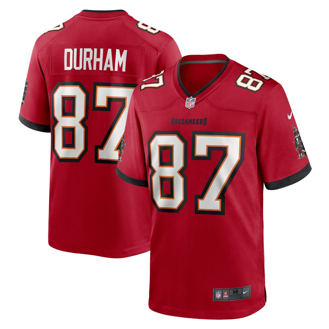 Payne Durham Tampa Bay Buccaneers Game Jersey Red
