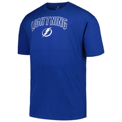 NHL Tampa Bay Lightning Profile Big & Tall Arch Over Logo T-Shirt - Blue