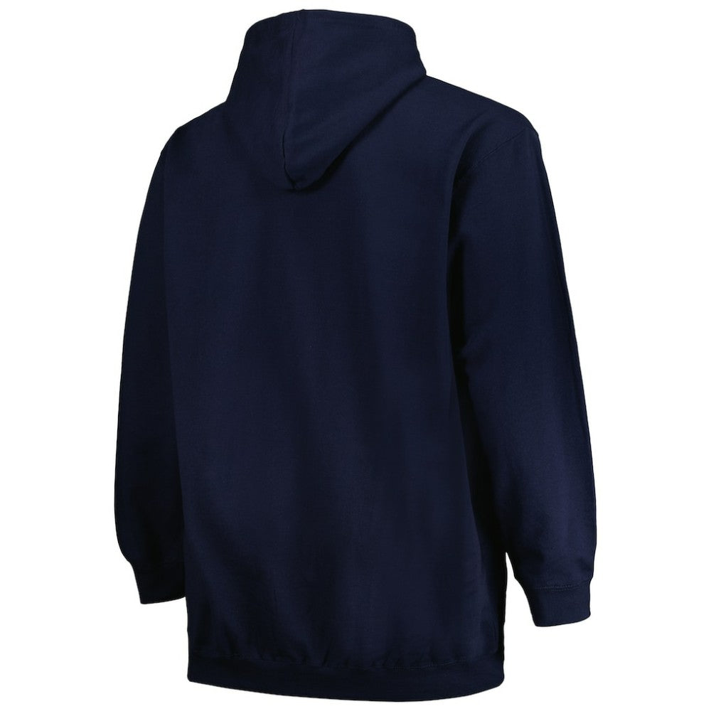 NHL Seattle Kraken Profile Big & Tall Arch Over Logo Pullover Hoodie - Deep Sea Blue