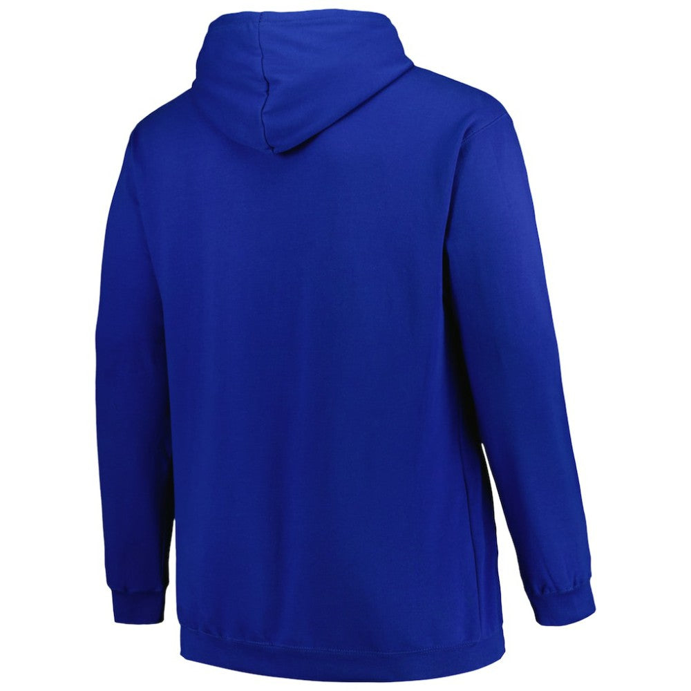 NHL Tampa Bay Lightning Profile Big & Tall Arch Over Logo Pullover Hoodie - Blue