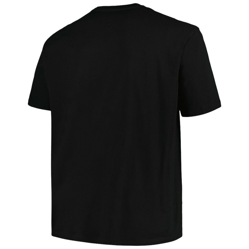 NHL Boston Bruins Profile Big & Tall Arch Over Logo T-Shirt - Black