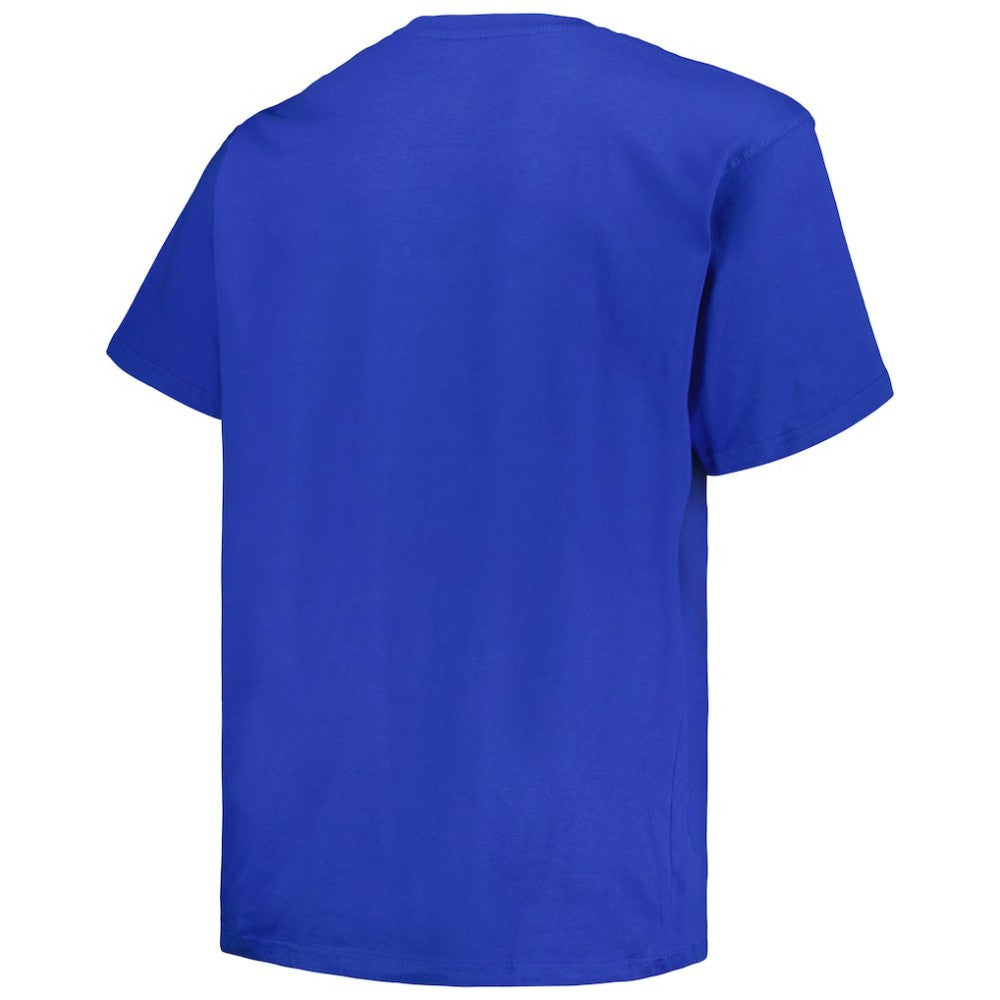 NHL St. Louis Blues Profile Big & Tall Arch Over Logo T-Shirt - Blue