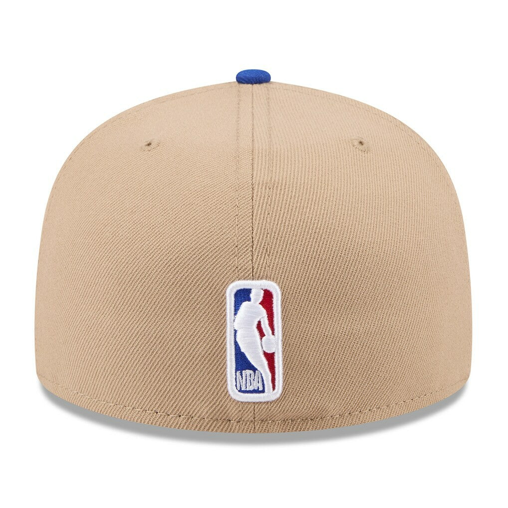 Philadelphia 76ers 2024 NBA Draft 59FIFTY Fitted Hat Tan/Royal