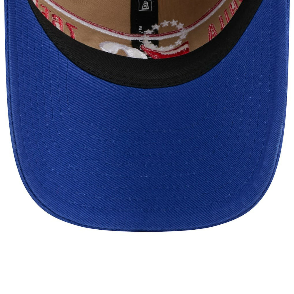 Philadelphia 76ers 2024 NBA Draft 9TWENTY Adjustable Hat Tan/Royal