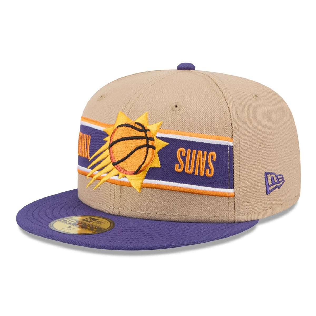 Phoenix Suns 2024 NBA Draft 59FIFTY Fitted Hat Tan/Purple