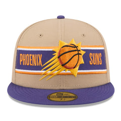 Phoenix Suns 2024 NBA Draft 59FIFTY Fitted Hat Tan/Purple