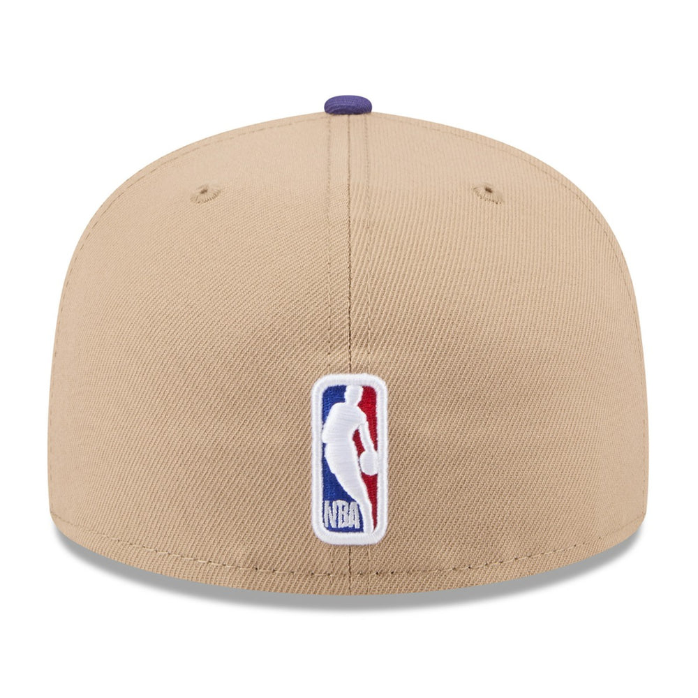 Phoenix Suns 2024 NBA Draft 59FIFTY Fitted Hat Tan/Purple