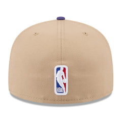 Phoenix Suns 2024 NBA Draft 59FIFTY Fitted Hat Tan/Purple
