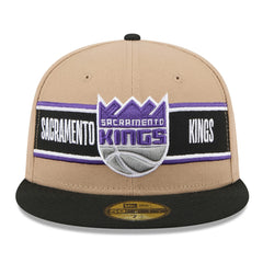 Sacramento Kings 2024 NBA Draft 59FIFTY Fitted Hat Tan/Black
