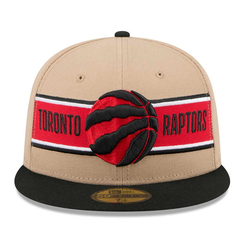 Toronto Raptors 2024 NBA Draft 59FIFTY Fitted Hat Tan/Black