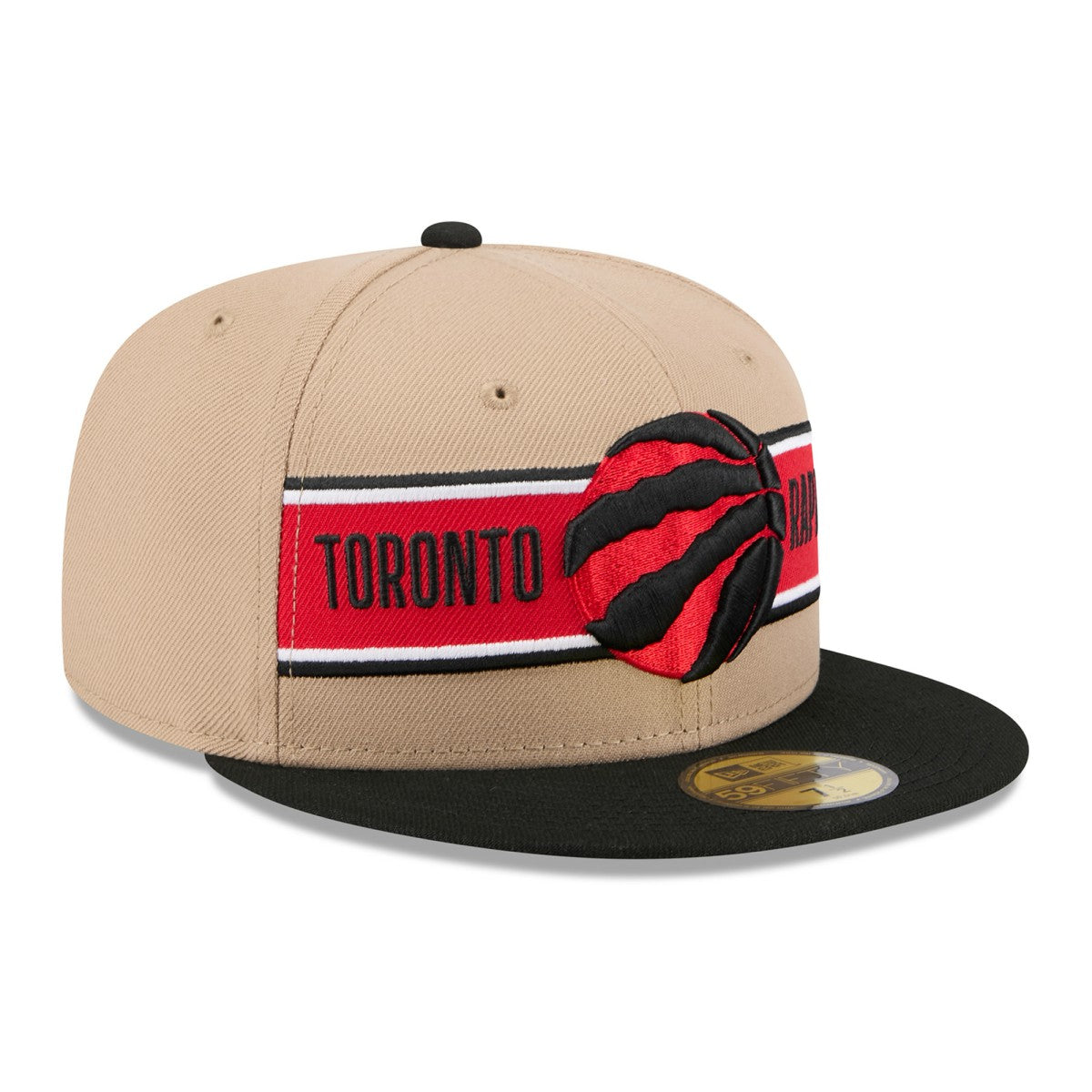 Toronto Raptors 2024 NBA Draft 59FIFTY Fitted Hat Tan/Black