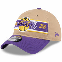 Los Angeles Lakers 2024 NBA Draft 9TWENTY Adjustable Hat Tan/Purple