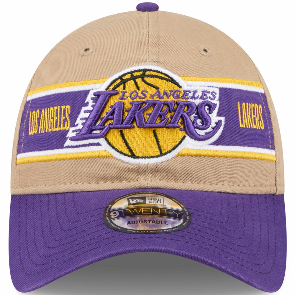 Los Angeles Lakers 2024 NBA Draft 9TWENTY Adjustable Hat Tan/Purple