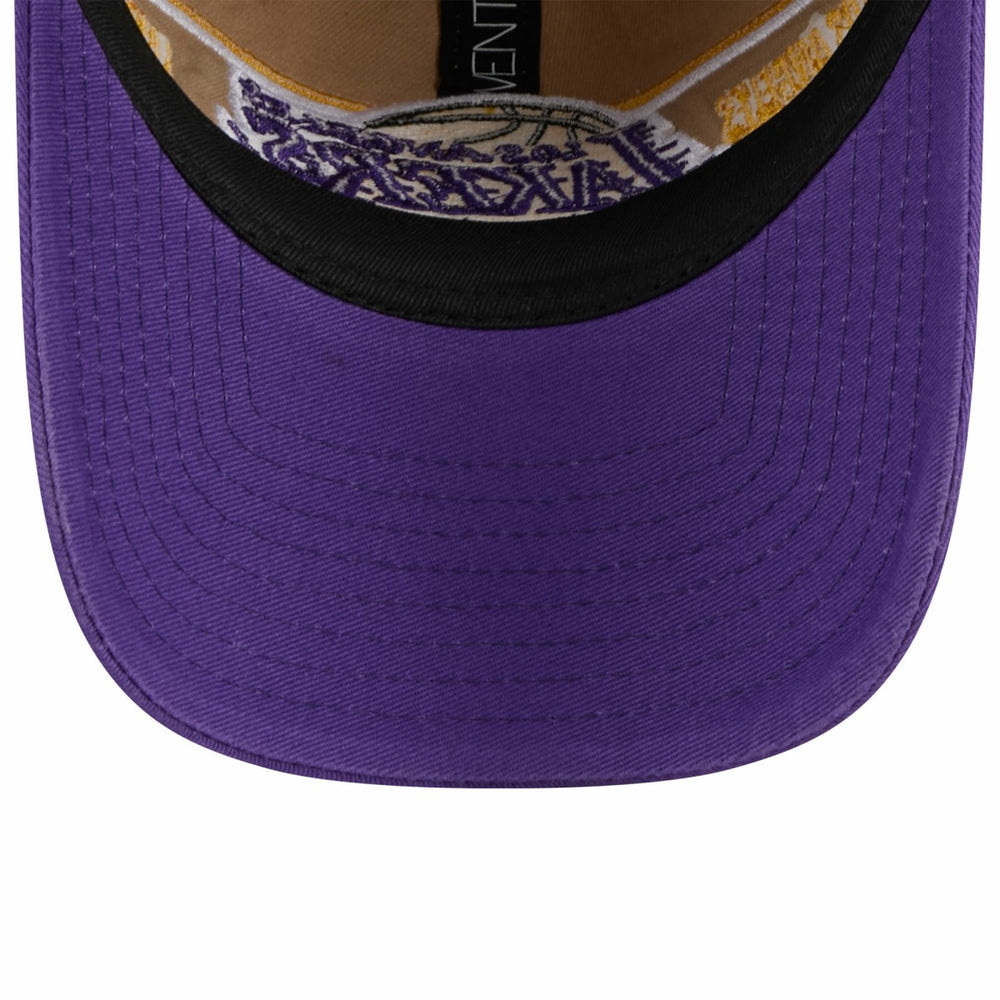 Los Angeles Lakers 2024 NBA Draft 9TWENTY Adjustable Hat Tan/Purple