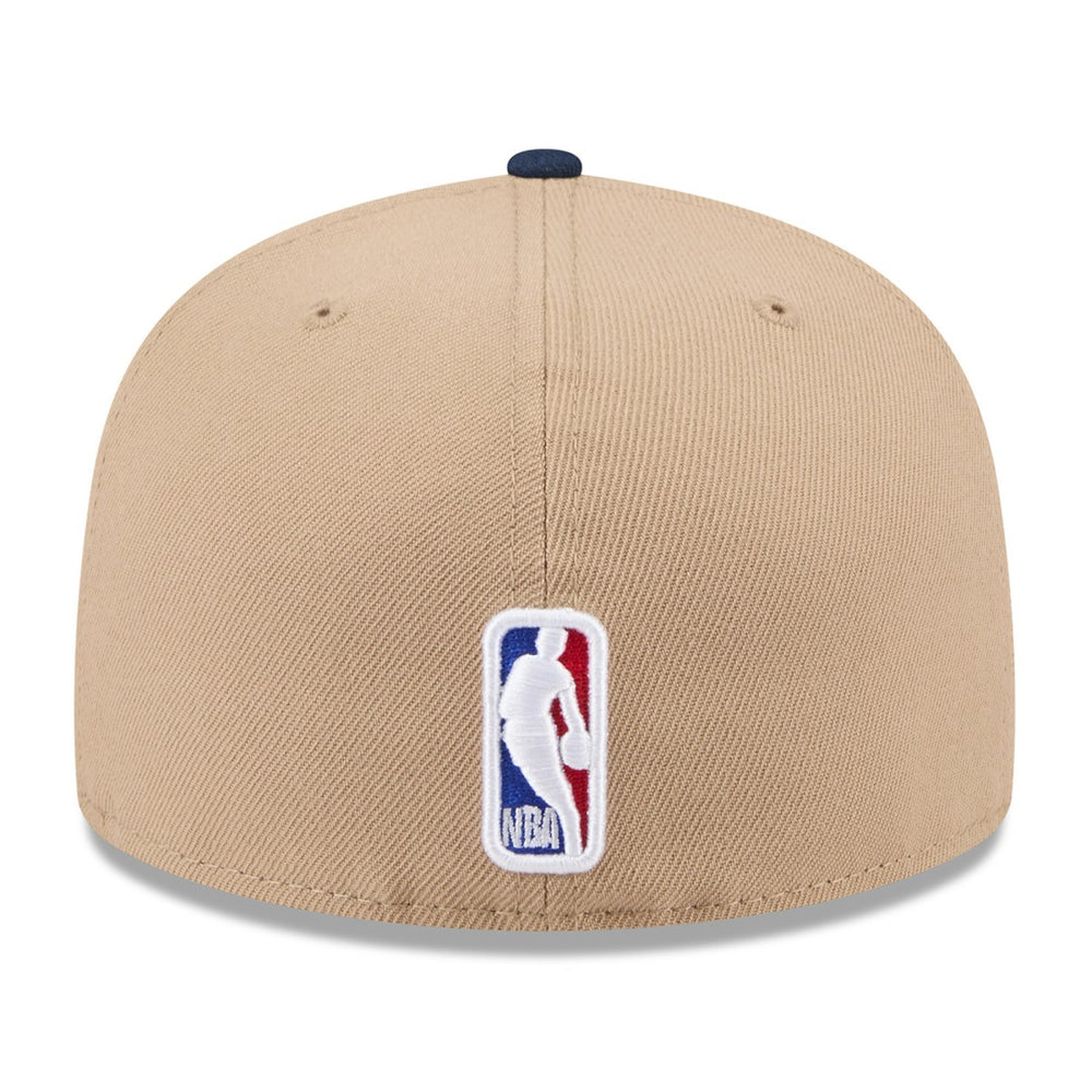 Memphis Grizzlies 2024 NBA Draft 59FIFTY Fitted Hat Tan/Navy