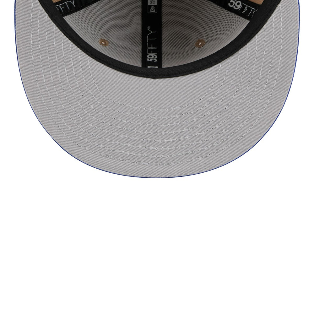 New York Knicks 2024 NBA Draft 59FIFTY Fitted Hat Tan/Blue