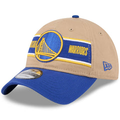 Golden State Warriors 2024 NBA Draft 9TWENTY Adjustable Hat Tan/Royal