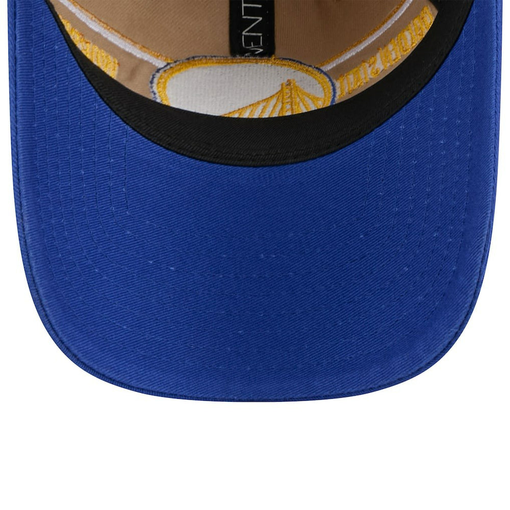 Golden State Warriors 2024 NBA Draft 9TWENTY Adjustable Hat Tan/Royal