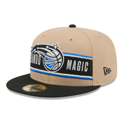 Orlando Magic 2024 NBA Draft 59FIFTY Fitted Hat Tan/Black