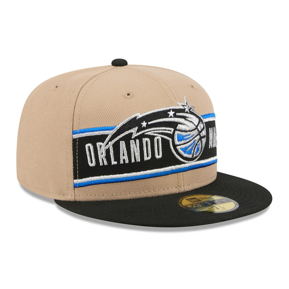 Orlando Magic 2024 NBA Draft 59FIFTY Fitted Hat Tan/Black