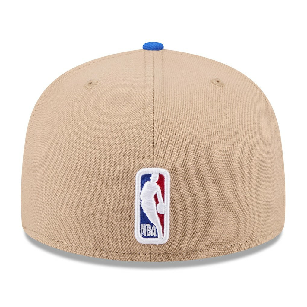 Dallas Mavericks 2024 NBA Draft 59FIFTY Fitted Hat Tan/Blue