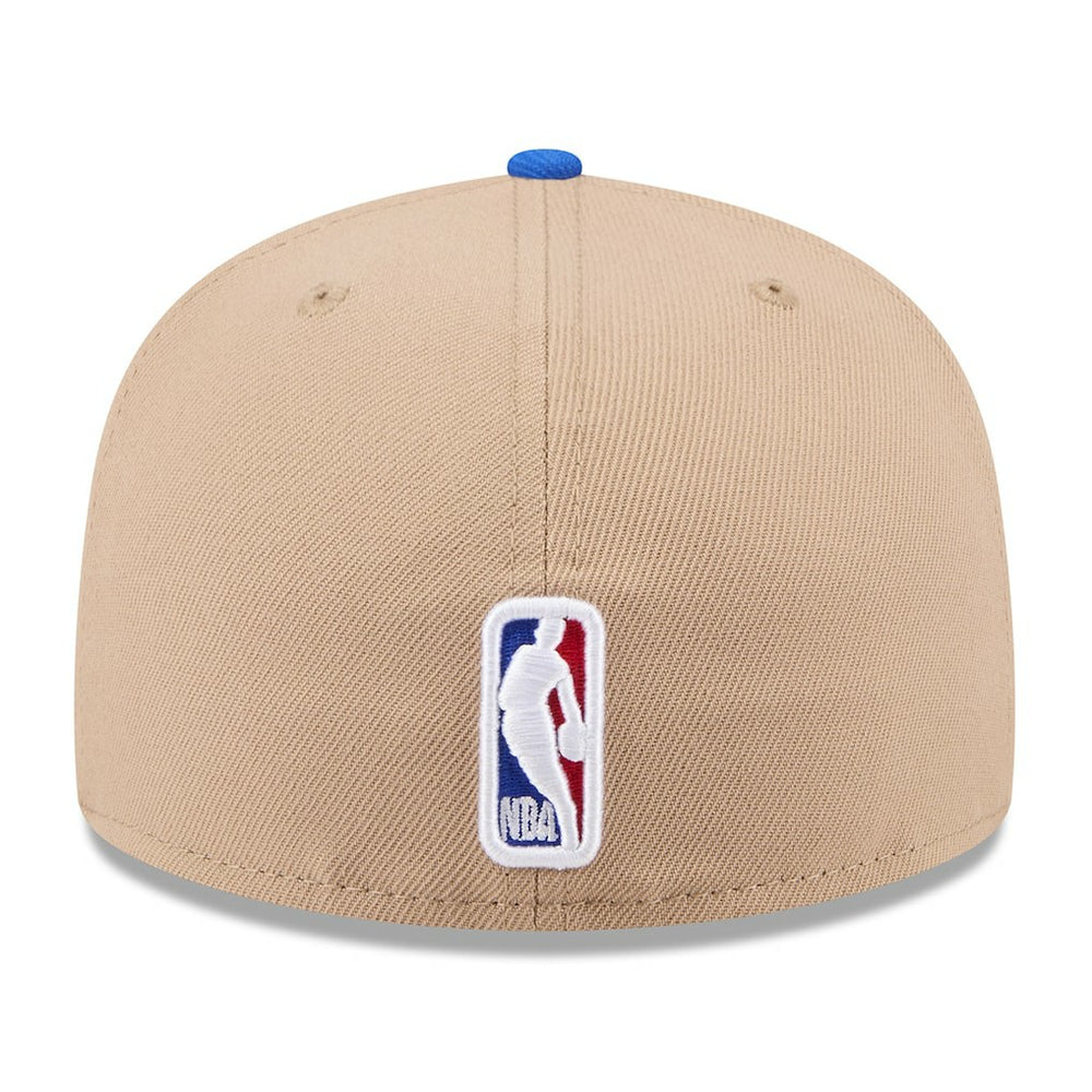 Dallas Mavericks 2024 NBA Draft 59FIFTY Fitted Hat Tan/Blue