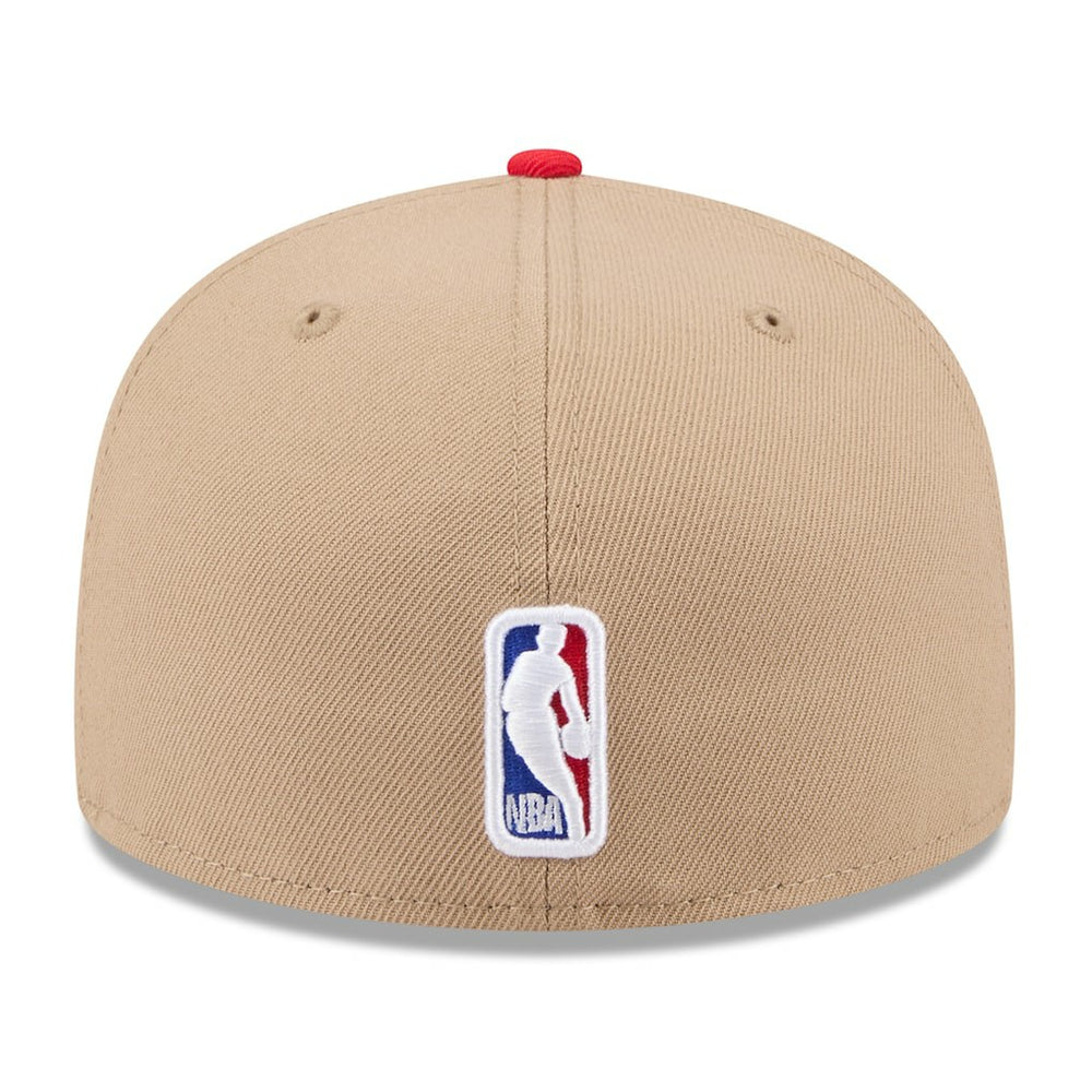 Chicago Bulls 2024 NBA Draft 59FIFTY Fitted Hat Tan/Red