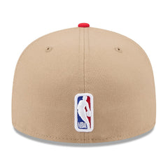 Chicago Bulls 2024 NBA Draft 59FIFTY Fitted Hat Tan/Red