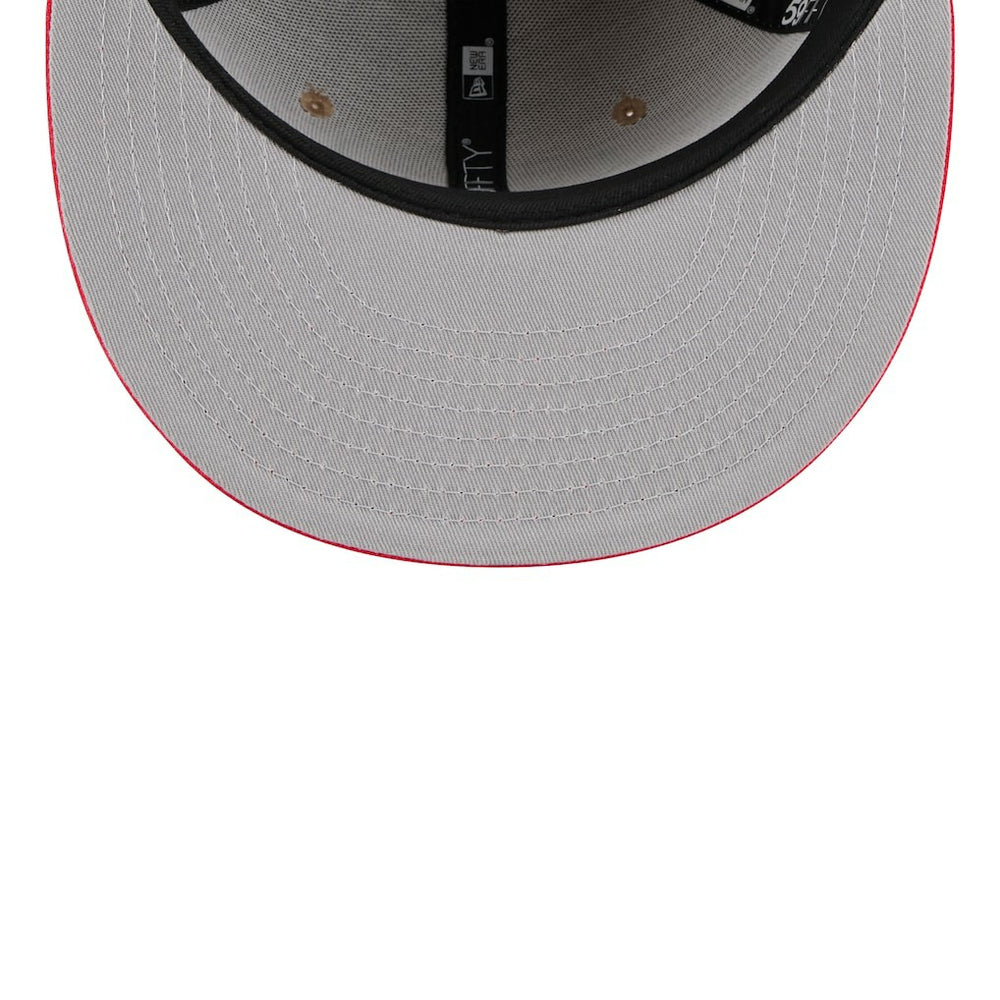 Chicago Bulls 2024 NBA Draft 59FIFTY Fitted Hat Tan/Red
