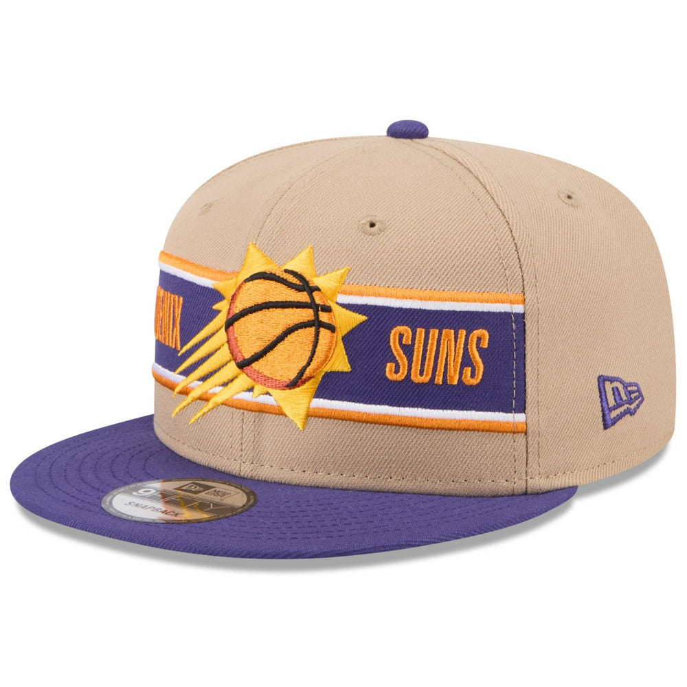 Phoenix Suns 2024 NBA Draft 9FIFTY Snapback Hat Tan/Purple