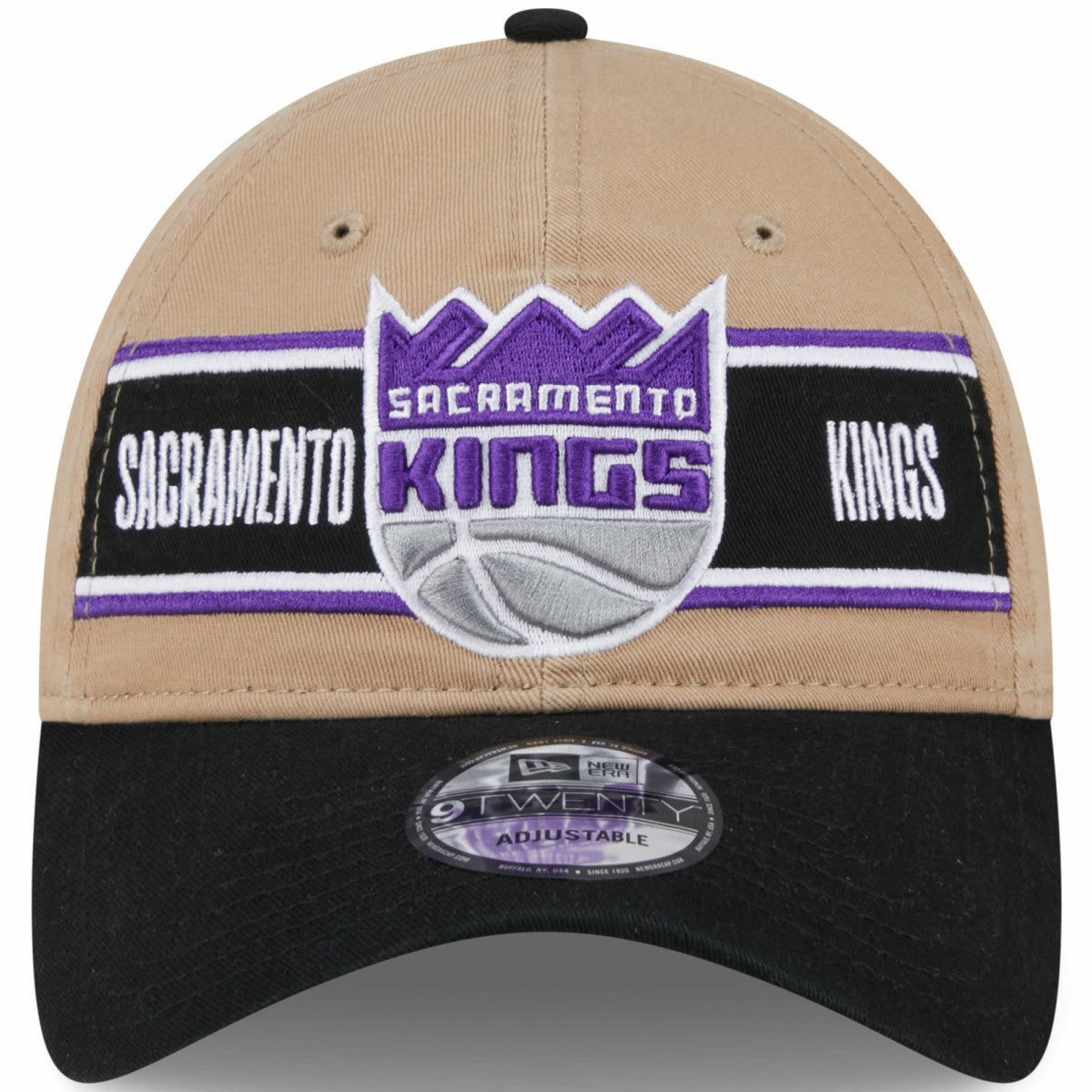 Sacramento Kings 2024 NBA Draft 9TWENTY Adjustable Hat Tan/Black