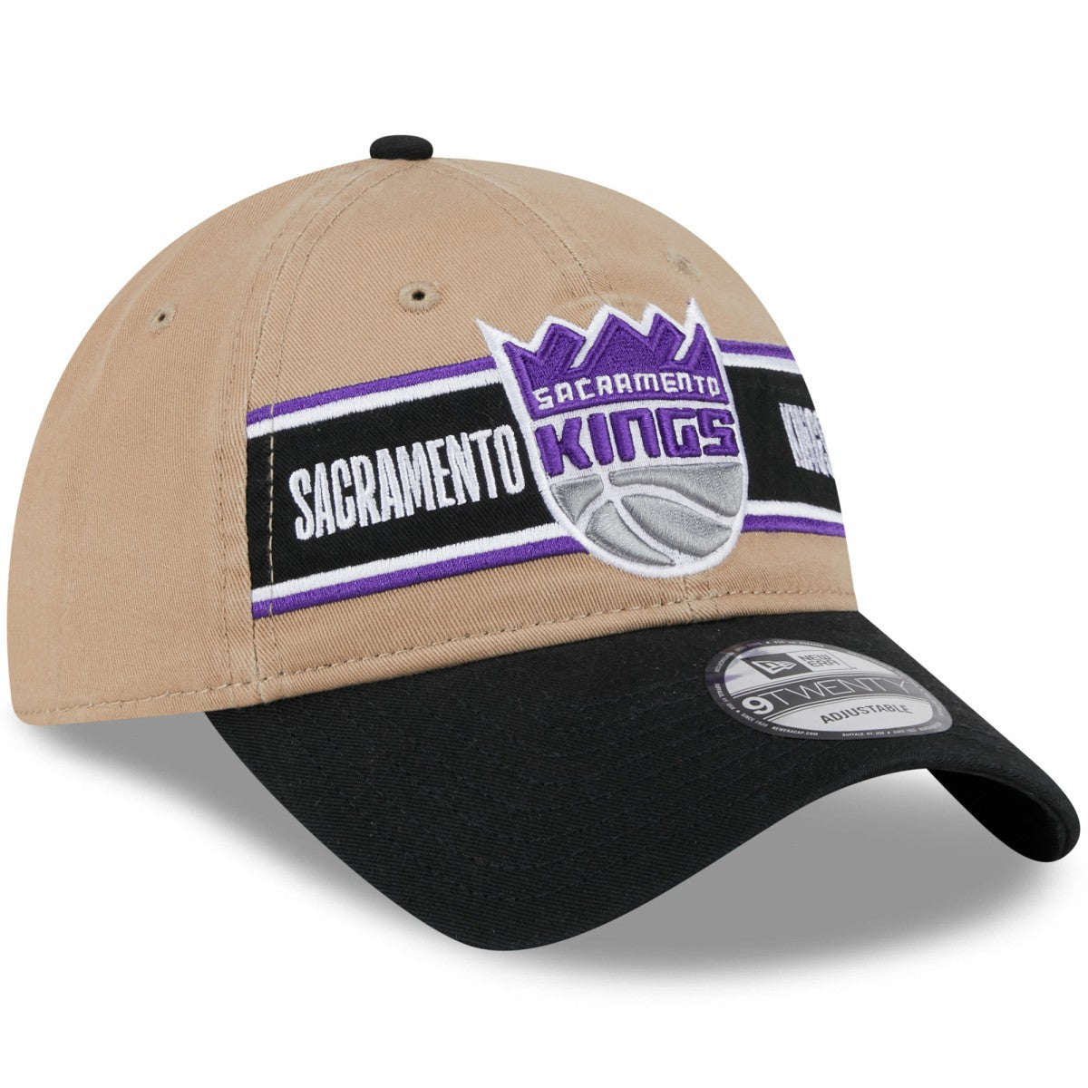 Sacramento Kings 2024 NBA Draft 9TWENTY Adjustable Hat Tan/Black